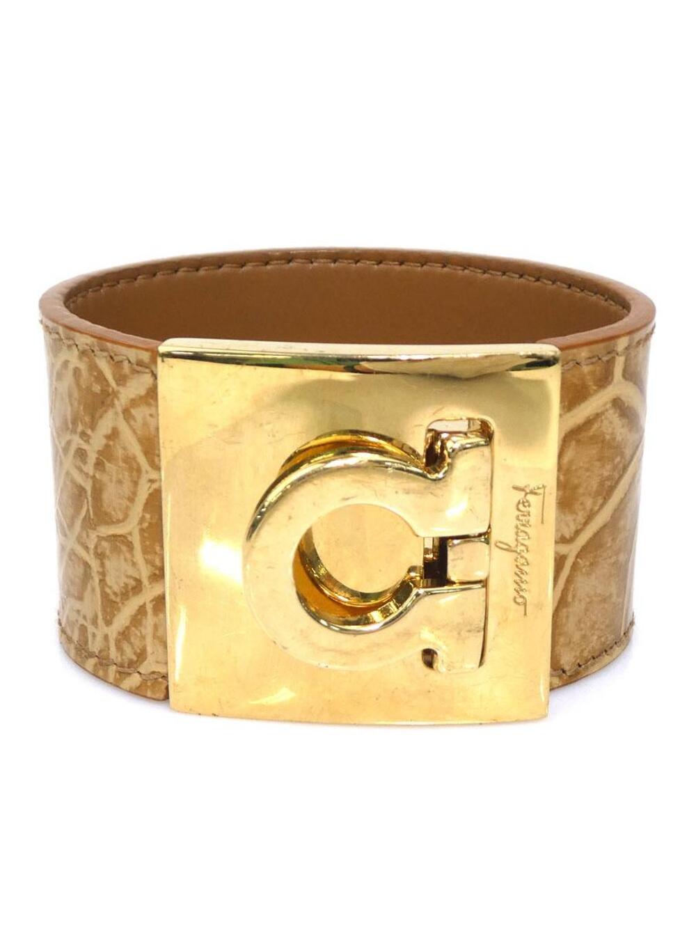 Auth Salvatore Ferragamo Gancini #372192S11B